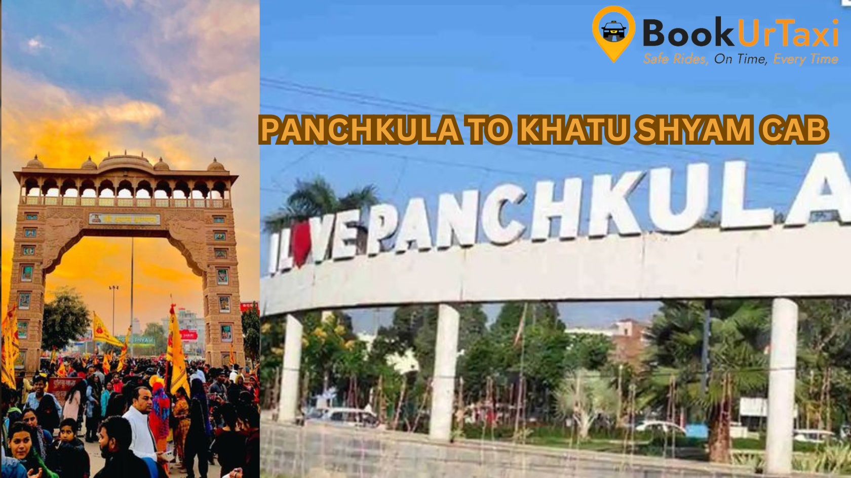 Panchkula To khatu shyam Taxi Service | BookUrTaxi